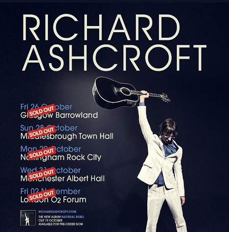 Richard Ashcroft - Is Ready To Take The UK By Storm With His Live Show ...